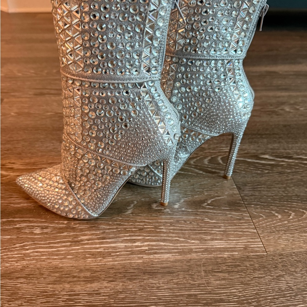Steve Madden Rhinestone Heels - Picture 6 of 9